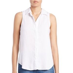 Anthropologie Cloth & Stone White Buttondown-Sz S